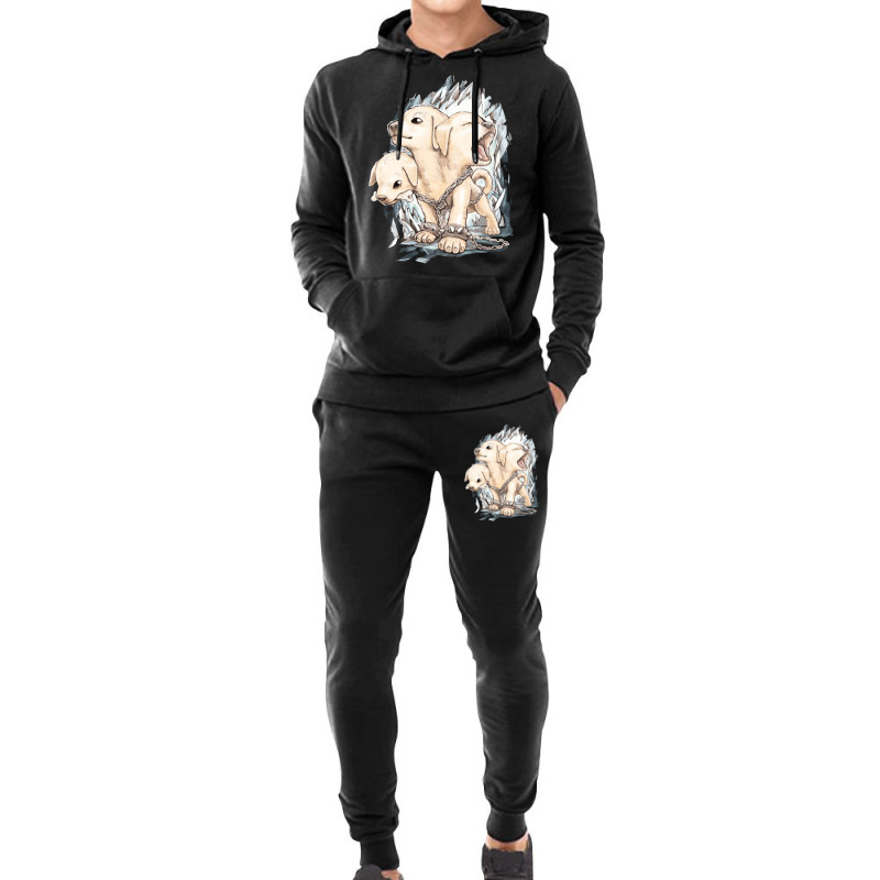 Ceberus Junior Dog, Ceberus Junior Dog Art, Ceberus Junior Dog Vintage Hoodie & Jogger Set | Artistshot