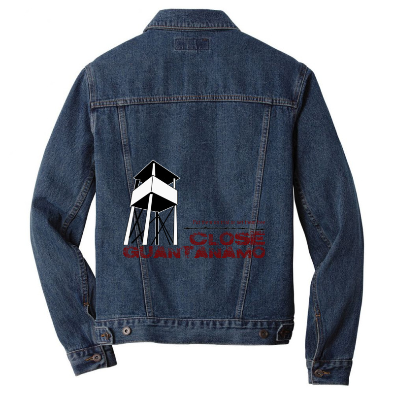 Close Gitmo Men Denim Jacket | Artistshot