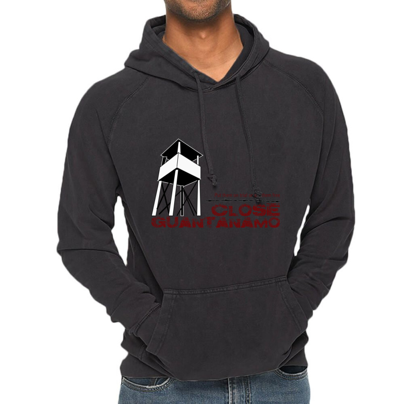 Close Gitmo Vintage Hoodie | Artistshot