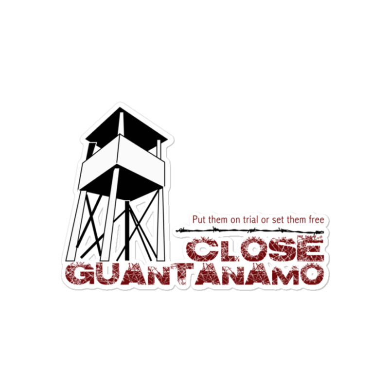 Close Gitmo Sticker | Artistshot