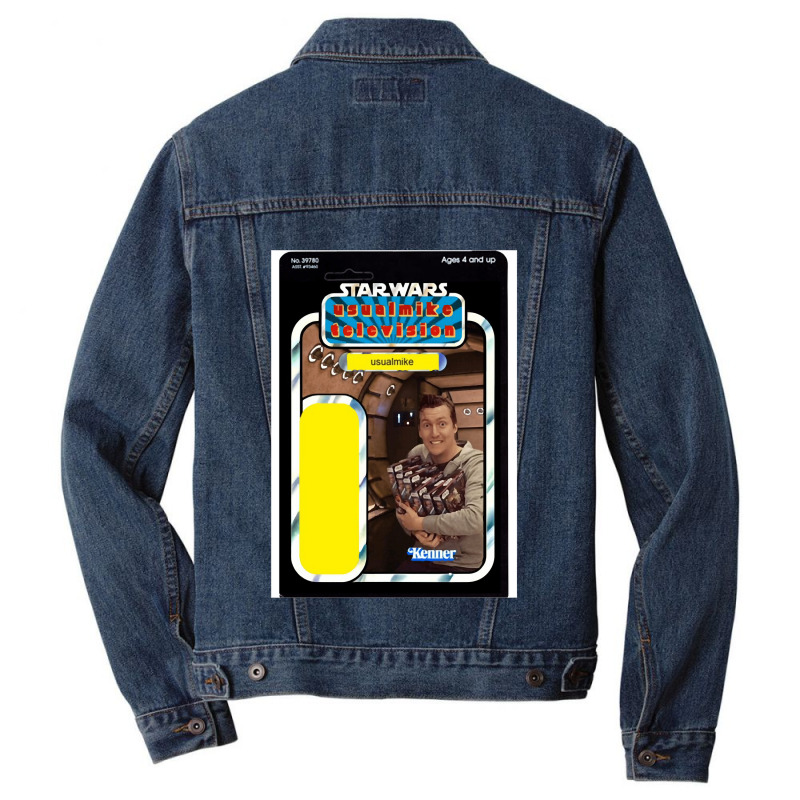 Usualmike Television Cardback Men Denim Jacket | Artistshot