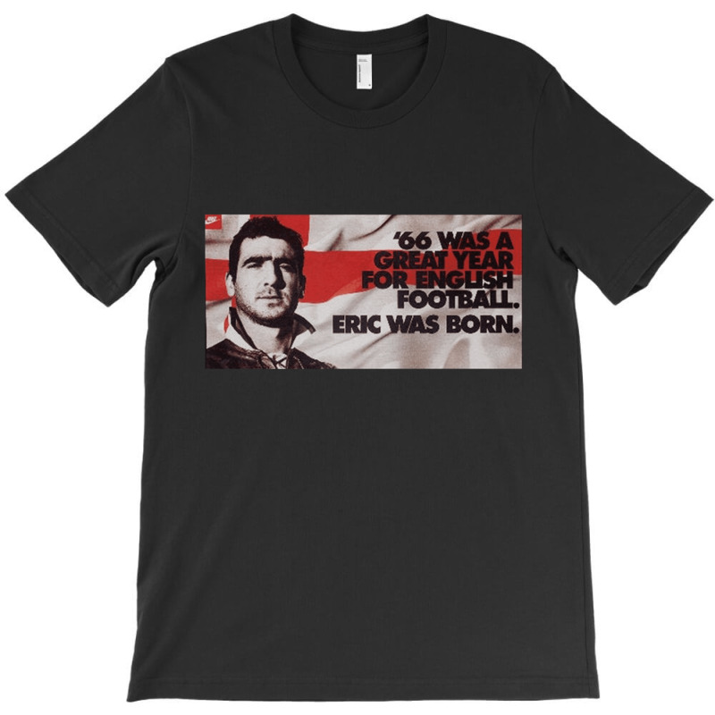 Eric Cantona, Eric Cantona Vintage, Eric Was Born, Eric Cantona Painti T-shirt | Artistshot