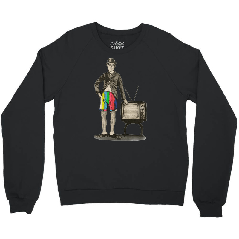 Charlie Chaplin, Charlie Chaplin Art, Charlie Chaplin Vintage, Charlie Crewneck Sweatshirt | Artistshot