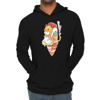 Icecream Cone Cat, Icecream Cone Cat Art, Icecream Cone Cat Vintage, I Lightweight Hoodie | Artistshot