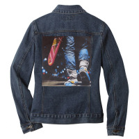 Back To The Future, Back To The Future Vintage, Back To The Future Pai Ladies Denim Jacket | Artistshot