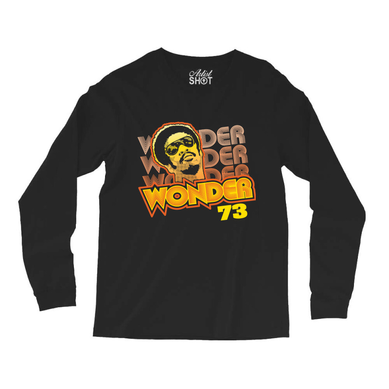 Stevie Wonder 73, Stevie Wonder, 73, Stevie Wonder Vintage, Stevie Won Long Sleeve Shirts | Artistshot