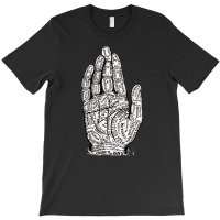 Chart Of The Hand, Palmistry, Chart, The Hand, Chart Of The Hand Vinta T-shirt | Artistshot