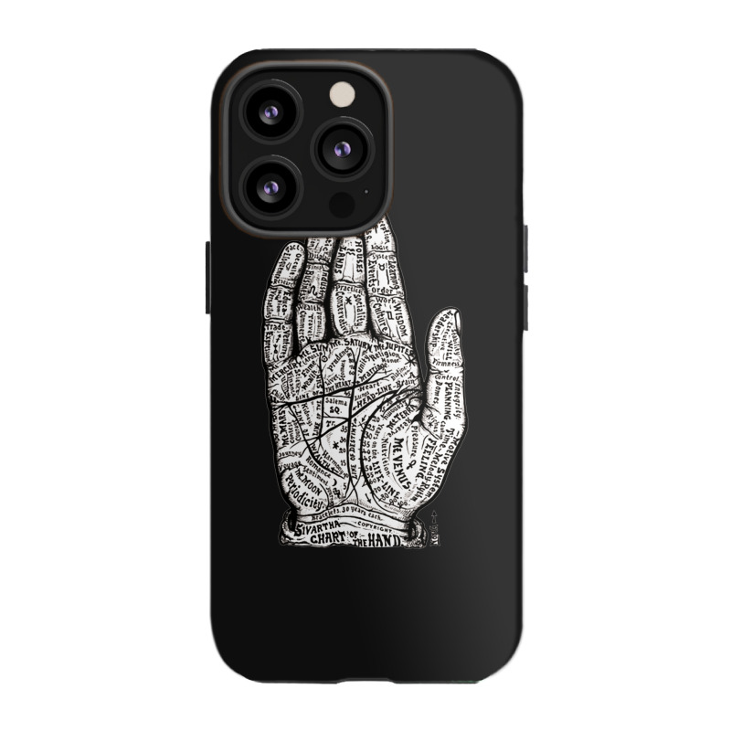 Chart Of The Hand, Palmistry, Chart, The Hand, Chart Of The Hand Vinta iPhone 13 Pro Case by SHOPBEES | Artistshot