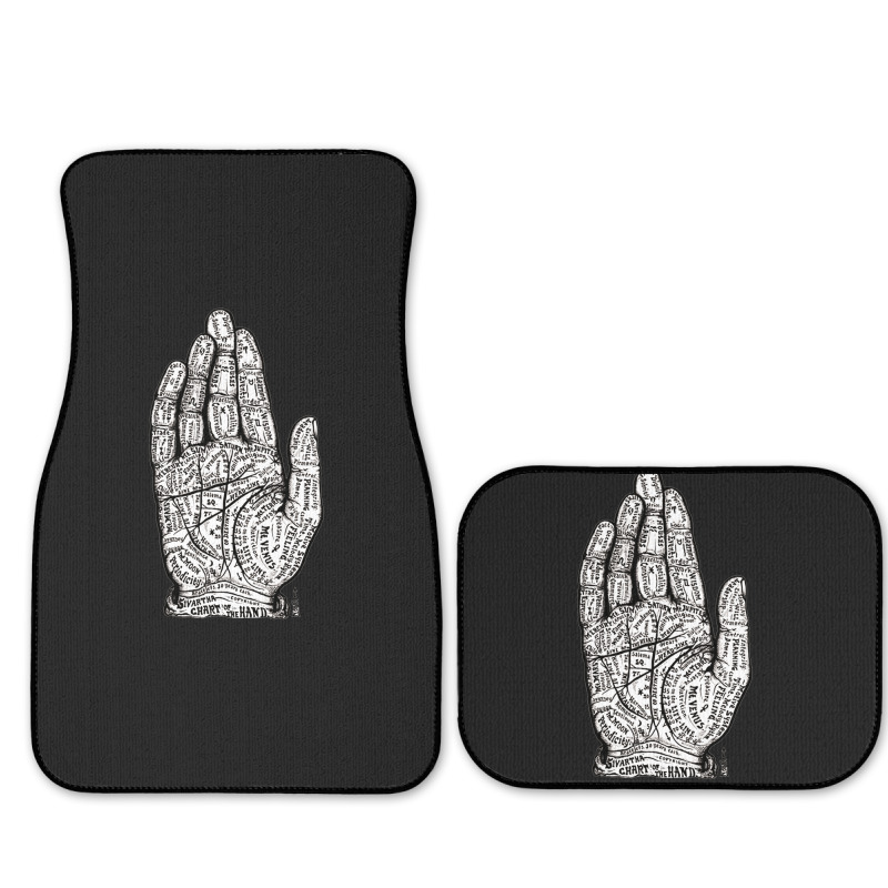 Chart Of The Hand, Palmistry, Chart, The Hand, Chart Of The Hand Vinta Full Set Car Mats by SHOPBEES | Artistshot