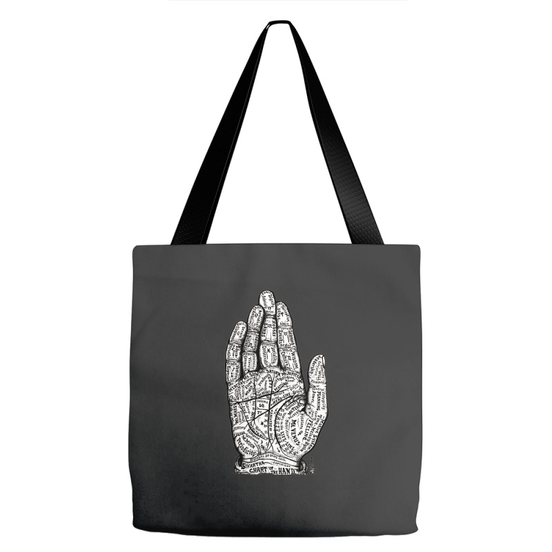 Chart Of The Hand, Palmistry, Chart, The Hand, Chart Of The Hand Vinta Tote Bags by SHOPBEES | Artistshot