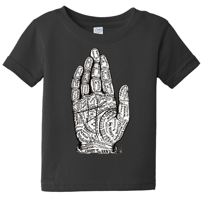 Chart Of The Hand, Palmistry, Chart, The Hand, Chart Of The Hand Vinta Baby Tee by SHOPBEES | Artistshot