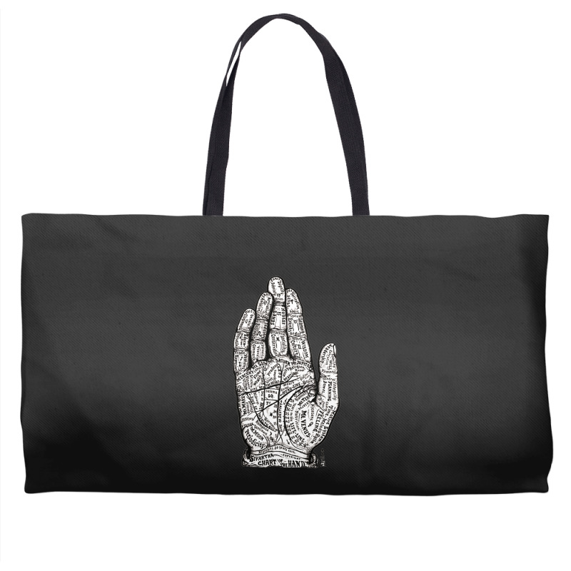 Chart Of The Hand, Palmistry, Chart, The Hand, Chart Of The Hand Vinta Weekender Totes by SHOPBEES | Artistshot