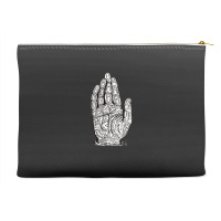 Chart Of The Hand, Palmistry, Chart, The Hand, Chart Of The Hand Vinta Accessory Pouches | Artistshot