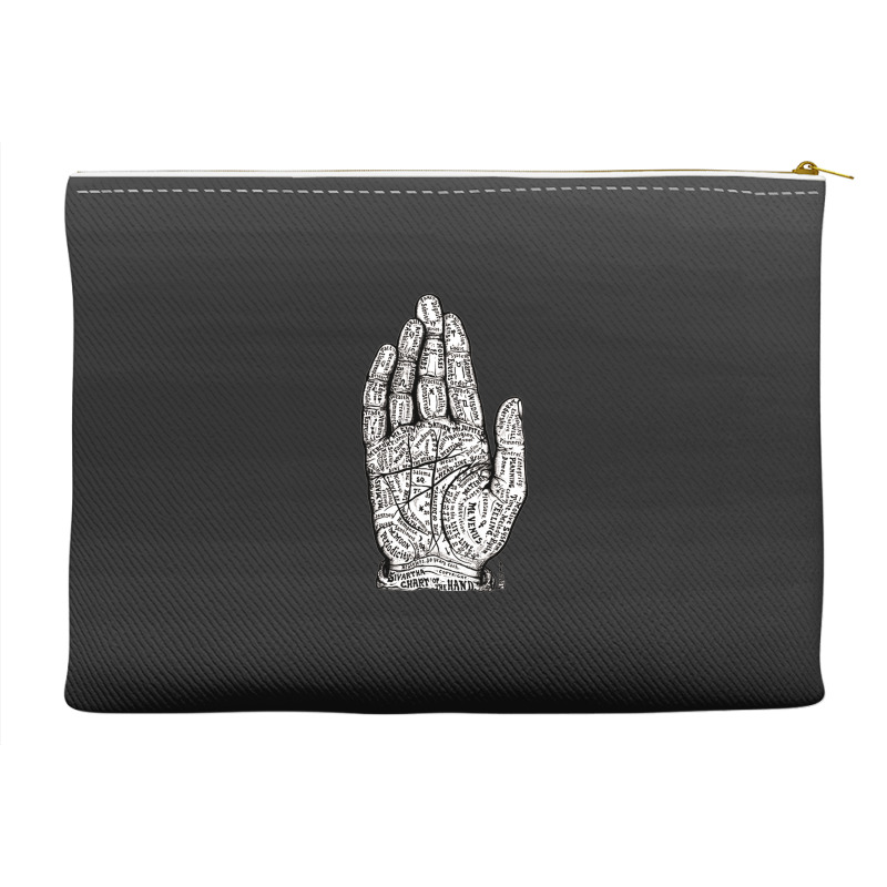 Chart Of The Hand, Palmistry, Chart, The Hand, Chart Of The Hand Vinta Accessory Pouches by SHOPBEES | Artistshot