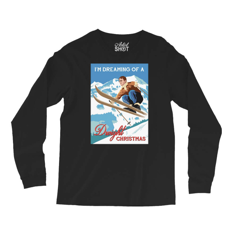 I'm Dreaming Of A Dwight Jumper, I'm Dreaming Of A Dwight Jumper Art,  Long Sleeve Shirts | Artistshot