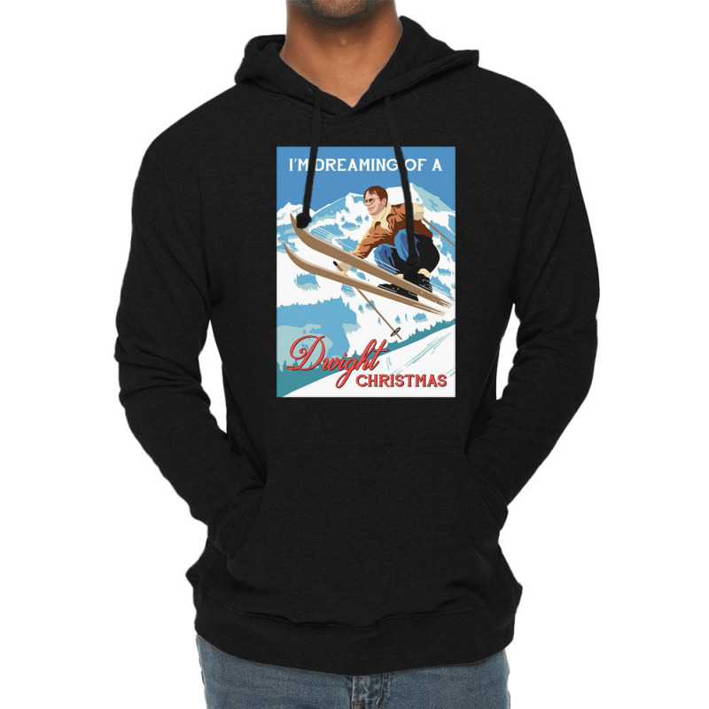 I'm Dreaming Of A Dwight Jumper, I'm Dreaming Of A Dwight Jumper Art,  Lightweight Hoodie | Artistshot