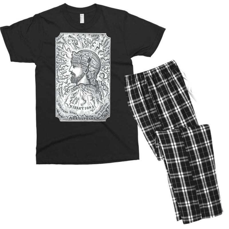 Chart Of Vibrations, Chart Of Vibrations Art, Chart Of Vibrations Vint Men's T-shirt Pajama Set | Artistshot