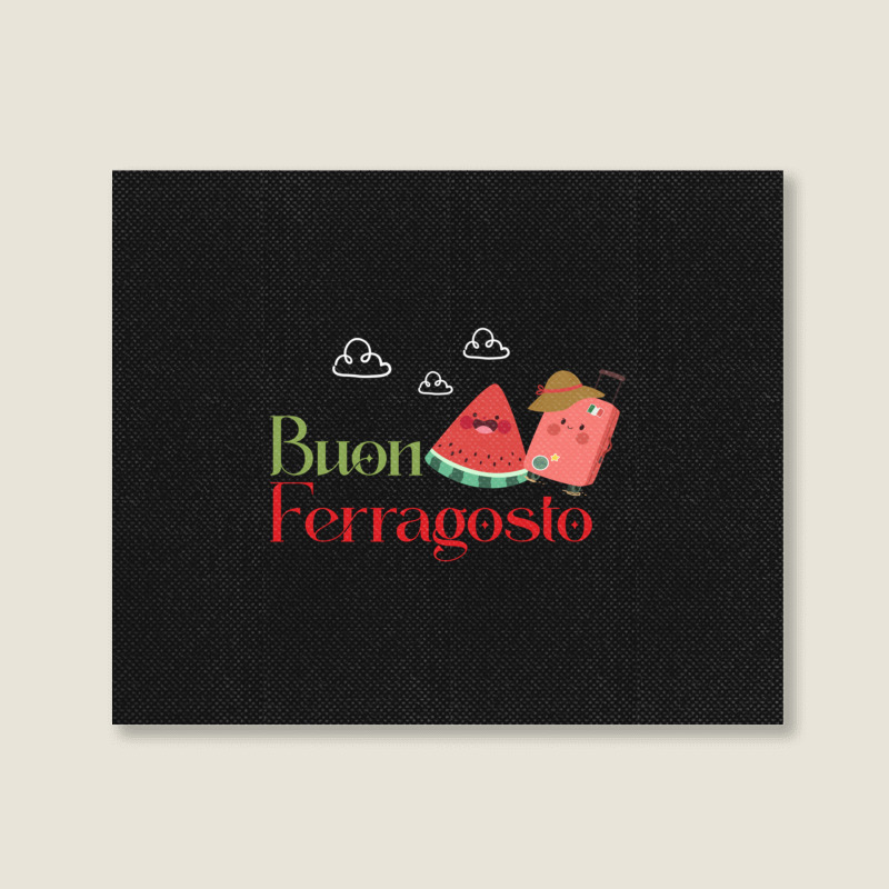 Ferragosto Landscape Canvas Print | Artistshot