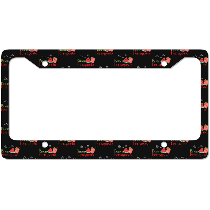 Ferragosto License Plate Frame | Artistshot