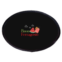 Ferragosto Oval Patch | Artistshot