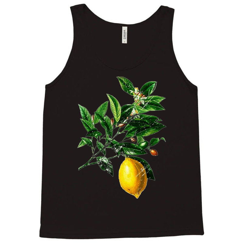 Lime Flower And Lemon, Lime Flower Lemon, Lemon, Lime Flower, Lime, Fl Tank Top | Artistshot