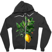 Lime Flower And Lemon, Lime Flower Lemon, Lemon, Lime Flower, Lime, Fl Zipper Hoodie | Artistshot