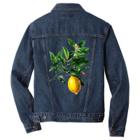 Lime Flower And Lemon, Lime Flower Lemon, Lemon, Lime Flower, Lime, Fl Men Denim Jacket | Artistshot