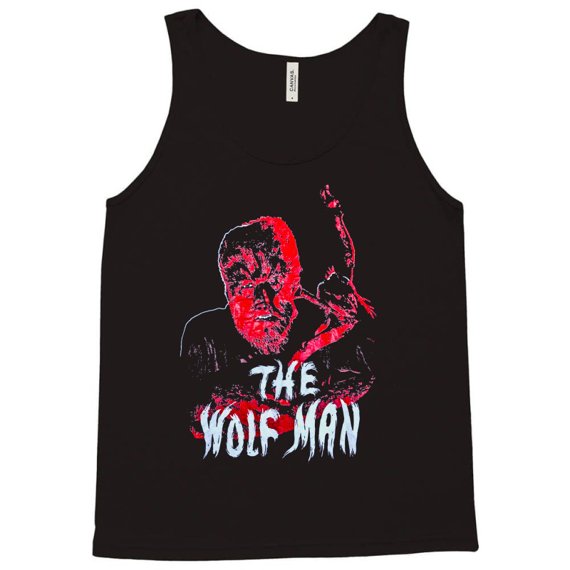 J089 Vintage The Wolf Man Movie, J089 Vintage The Wolf Man Movie Art,  Tank Top | Artistshot