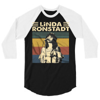 Linda Ronstadt, Linda Ronstadt Vintage, Linda Ronstadt Singer, Linda R 3/4 Sleeve Shirt | Artistshot