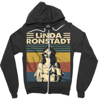 Linda Ronstadt, Linda Ronstadt Vintage, Linda Ronstadt Singer, Linda R Zipper Hoodie | Artistshot