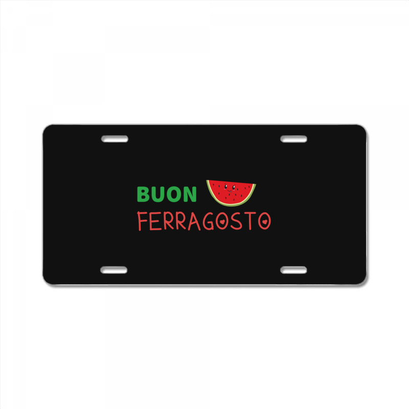 Ferragosto License Plate | Artistshot