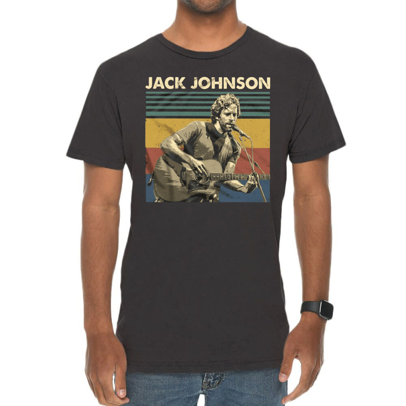 Jack Johnson Vintage, Jack Johnson Art, Jack Johnson Vintage, Jack Joh Vintage T-shirt | Artistshot