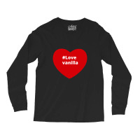 Love Vanilla, Hashtag Heart, Vanilla Long Sleeve Shirts | Artistshot