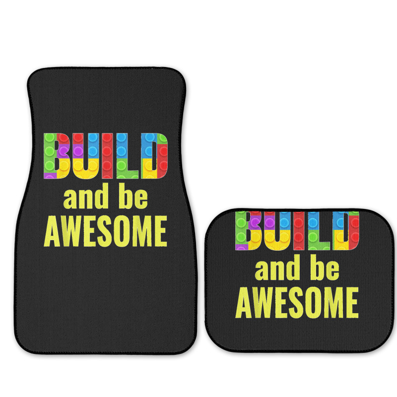 Build And Be Awesome Brick Builder Kids Block Set Builder Full Set Car Mats | Artistshot