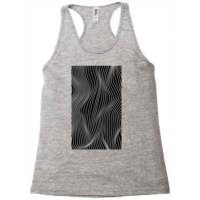 Optical Illusion Minimal Lines Racerback Tank by Levinsonuhv | Artistshot