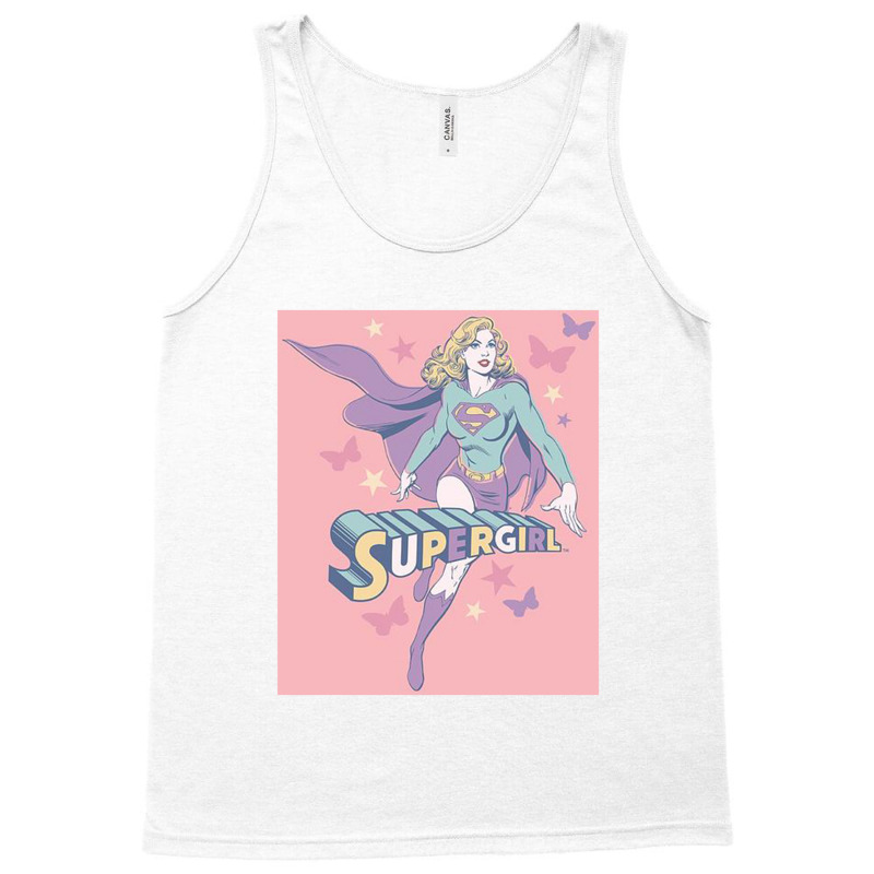 Dc, Supergirl Pastels, Tank Top | Artistshot