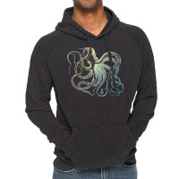 Octopus Cool Vintage Marine Biologist Ocean Sea Life 3 Vintage Hoodie | Artistshot