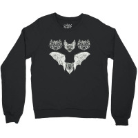 Bats Lover, Spooky Night Bat Birthday, Spooky Night Bat, Birthday, Bat Crewneck Sweatshirt | Artistshot