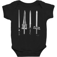 Swords Of The 80s, Swords Of The 80s Art, Swords Of The 80s Vintage, S Baby Bodysuit | Artistshot