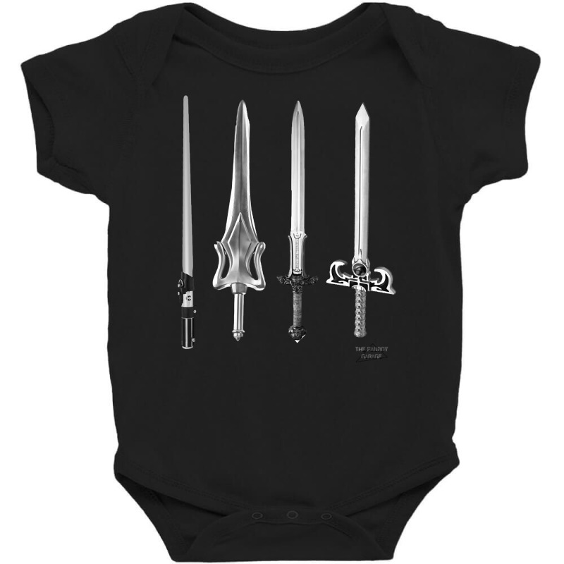 Swords Of The 80s, Swords Of The 80s Art, Swords Of The 80s Vintage, S Baby Bodysuit by SHOPBEES | Artistshot