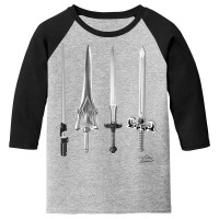 Swords Of The 80s, Swords Of The 80s Art, Swords Of The 80s Vintage, S Youth 3/4 Sleeve | Artistshot