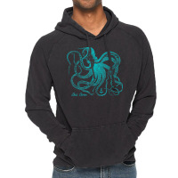 Octopus Cool Vintage Marine Biologist Ocean Sea Life 4 Vintage Hoodie | Artistshot