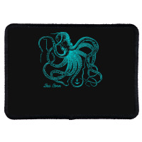 Octopus Cool Vintage Marine Biologist Ocean Sea Life 4 Rectangle Patch | Artistshot