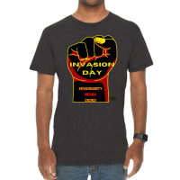 Invasion Day - Sovereignty Never Ceded Vintage T-shirt | Artistshot