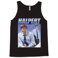 Jim Halpert Homage, Jim Halpert Homage Art, Jim Halpert Homage Vintage Tank Top | Artistshot