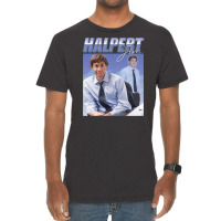 Jim Halpert Homage, Jim Halpert Homage Art, Jim Halpert Homage Vintage Vintage T-shirt | Artistshot