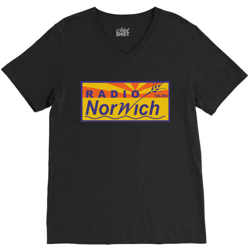 Radio Norwich V-neck Tee | Artistshot