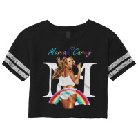 Mariah Carey Rainbow, Mariah Carey Rainbow Art, Mariah Carey Rainbow V Scorecard Crop Tee | Artistshot