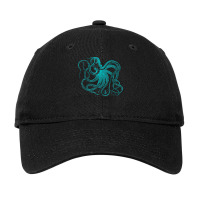 Octopus Cool Vintage Marine Biologist Ocean Sea Life 2 Adjustable Cap | Artistshot