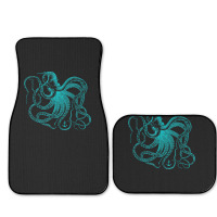 Octopus Cool Vintage Marine Biologist Ocean Sea Life 2 Full Set Car Mats | Artistshot